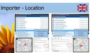 Importer - Location
-14 Extra Stores
London,
London
-13 SuperStores
London,
London
 