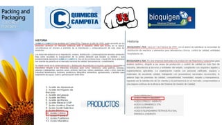 Packing and
Packaging
-Citric Acid
Providers-
 