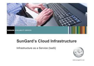 SunGard’s Cloud Infrastructure
Infrastructure as a Service (IaaS)



                                     www.sungard.co.uk
 