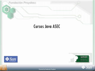 Cursos Java ASEC
 