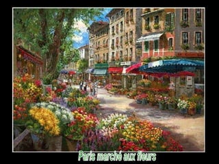Paris marché aux fleurs 