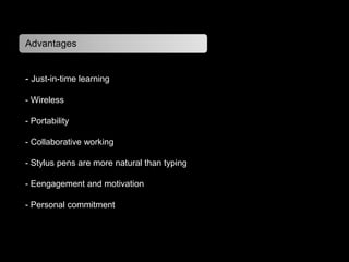 AdvantagesJust-in-time learning