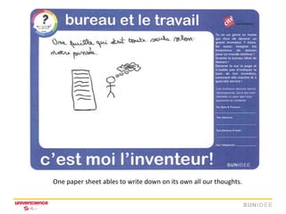 One paper sheet ables to write down on its own all our thoughts.
 