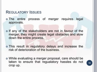 Merger Issue Reasons For Mergers and Acquisition Failure | PPTX