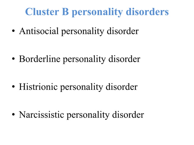BODERLINE PERSONALITY DISORDER | PPTX | Mental Health | Diseases and ...