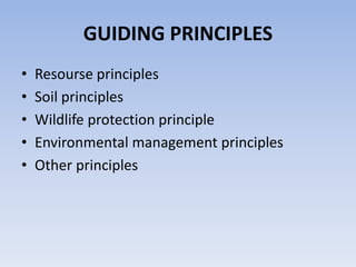 objectives and principles of environmental education | PPTX