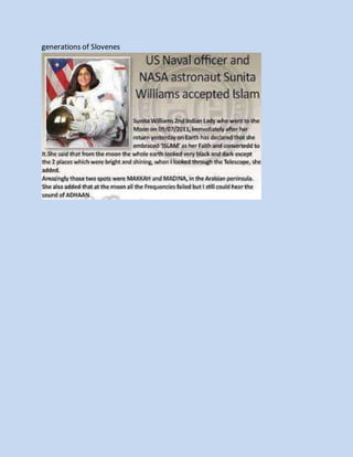 generations of Slovenes
 