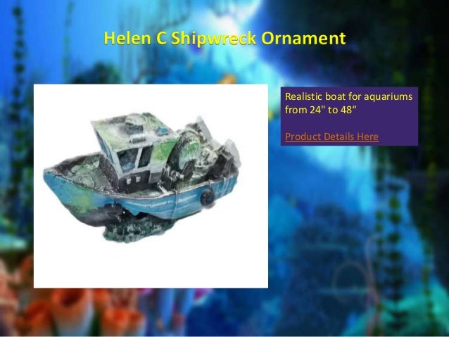 sunken ship aquarium decoration