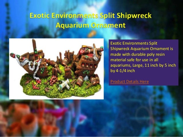 Sunken Shipwreck Fish Tank Decor