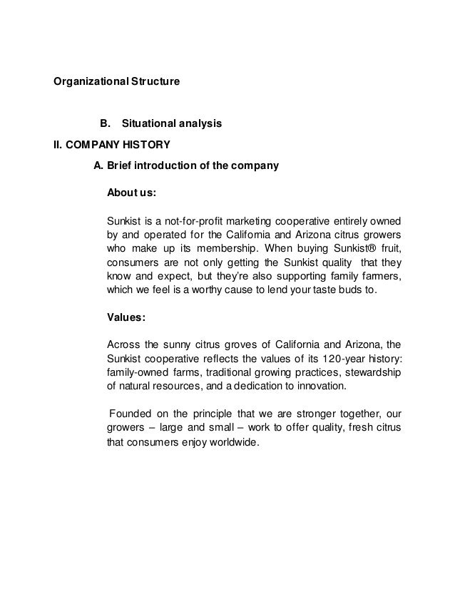 Sunkist case study picture