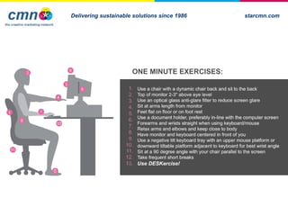 DESKercise Sun Life presentation | PPT