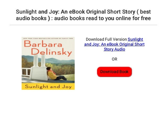 Sunlight And Joy An Ebook Original Short Story Best Audio Books