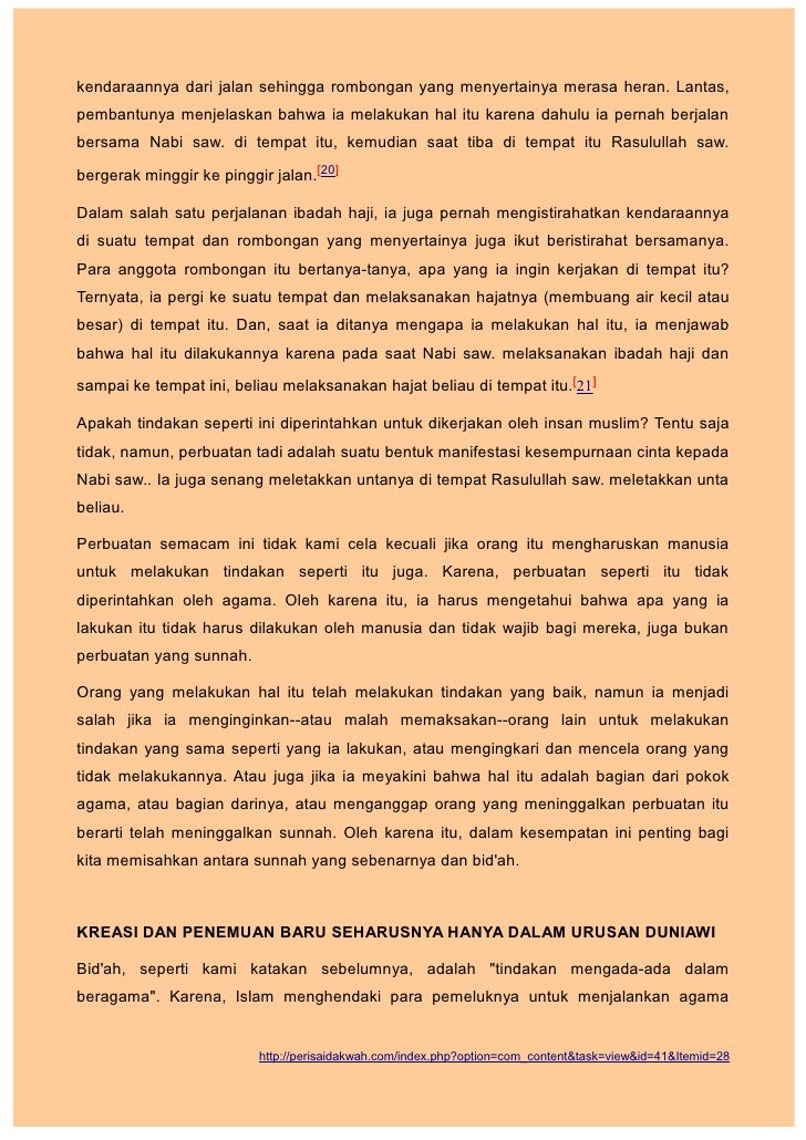 Sunnah Bidah Yusuf Qardhawi