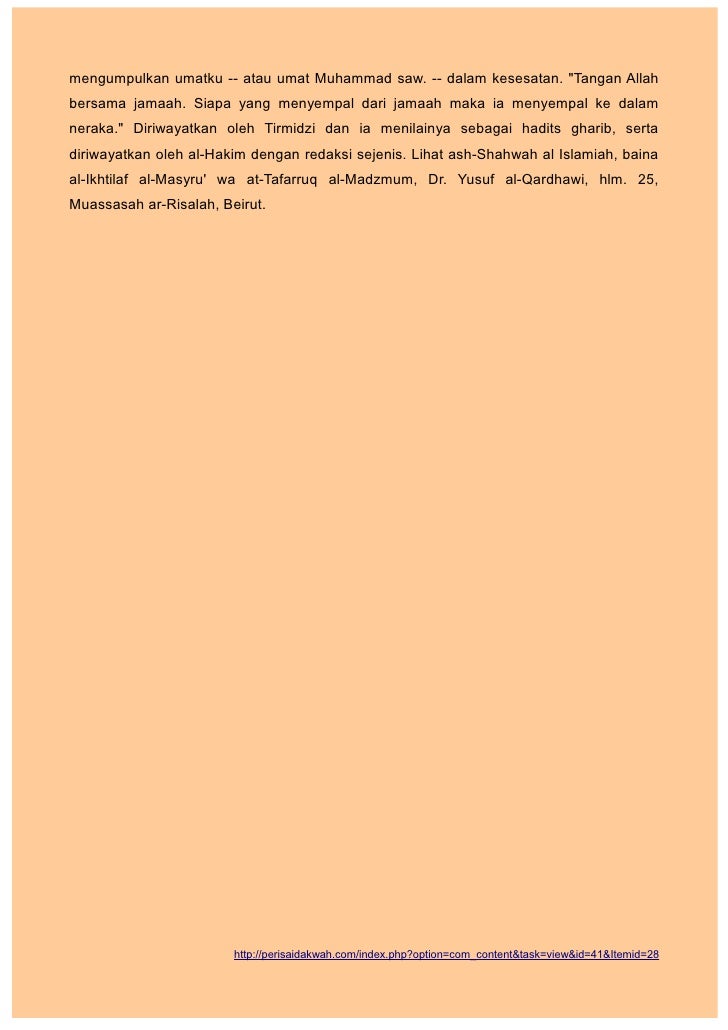 Sunnah Bidah Yusuf Qardhawi