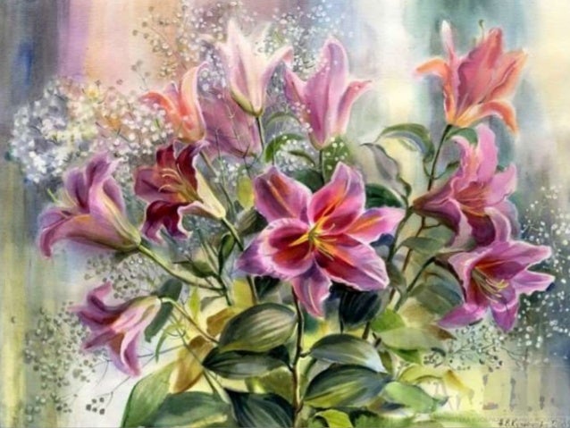 Sunny and Fragrant Flower Bouquets - Sidorenko Jeanne ...