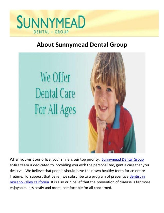 Sunnymead Dental Group Dentist Moreno Valley CA