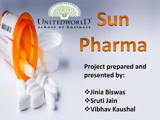 Project prepared and
presented by:
Jinia Biswas
Sruti Jain
Vibhav Kaushal
 