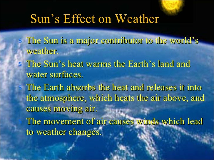 Sun's Effect on Weather
