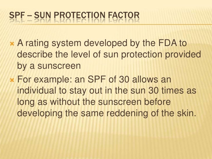 Sun Protection