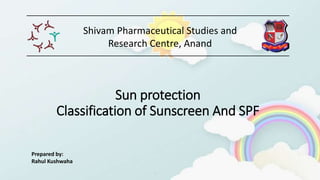 Sun Protection Classification Of Sunscreen And Spf