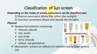 Sun Protection Classification Of Sunscreen And Spf