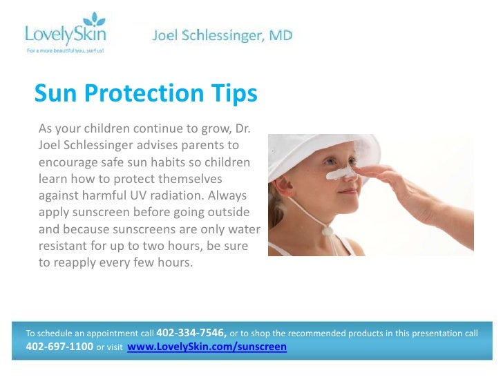 Joel Schlessinger MD Sun Protection for Babies