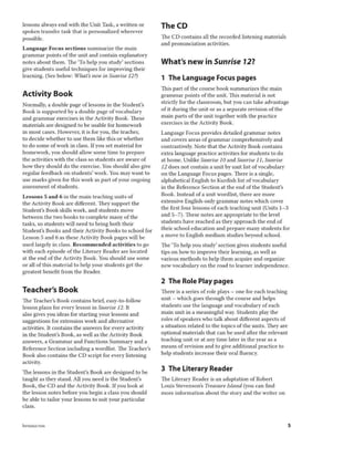 Sunrise 12 Teacher's Book