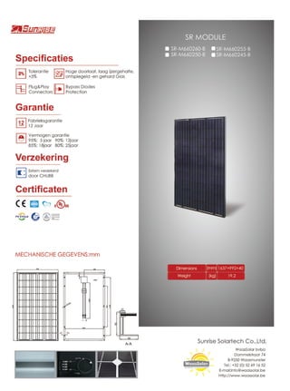 Sunrise solartech 250_wp_black_nl