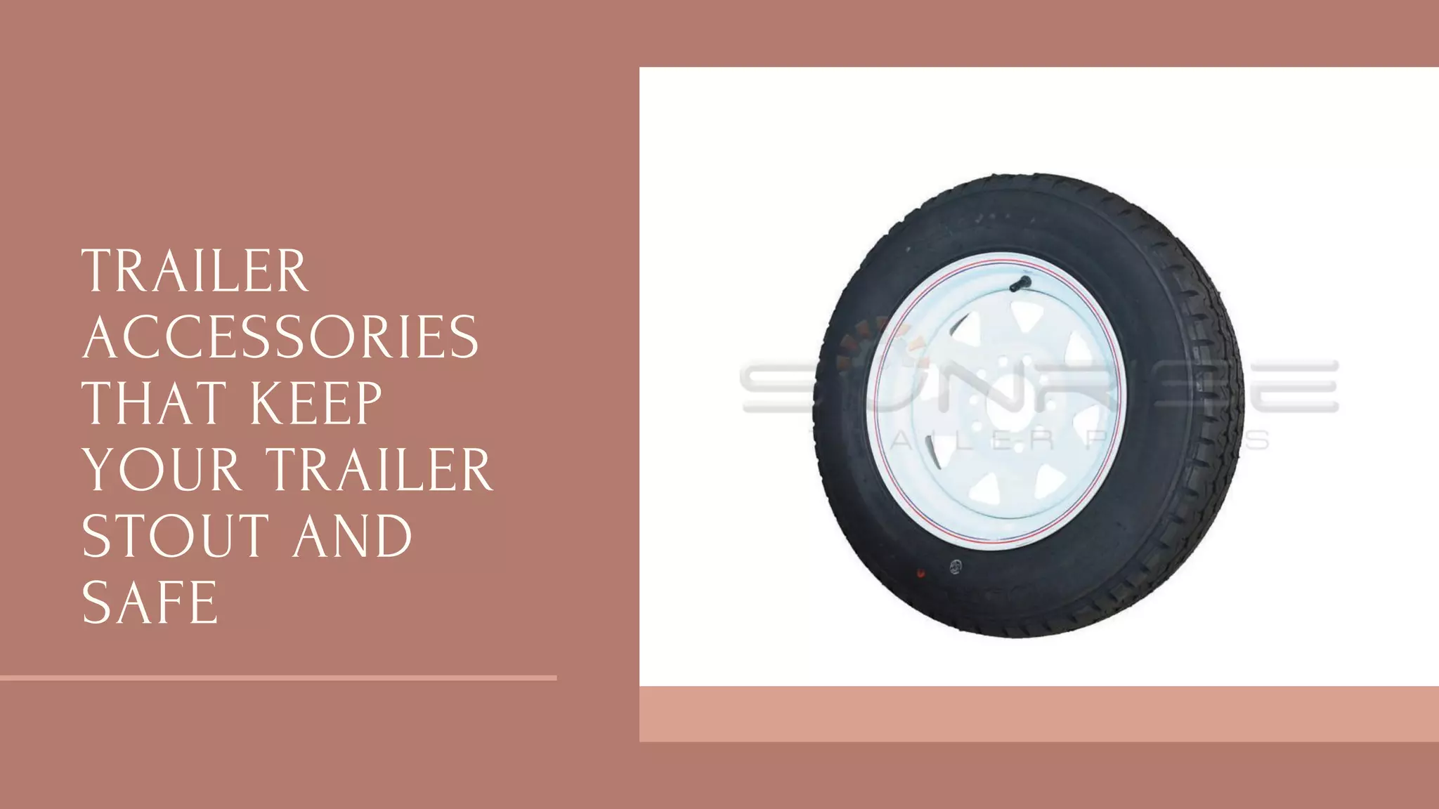 Sunrise Trailer Parts A Complete Trailer Accessories Store in Sydney