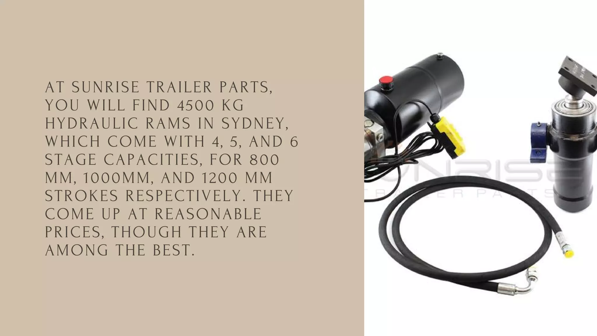 Sunrise Trailer Parts A Complete Trailer Accessories Store in Sydney