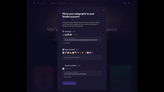 The Graph Sunrise Migration Flow Version 1