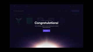 The Graph Sunrise Migration User Flow Design Version 2
