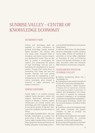 Sunrise Valley Brochure 2006