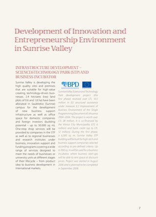 Sunrise Valley Brochure 2006