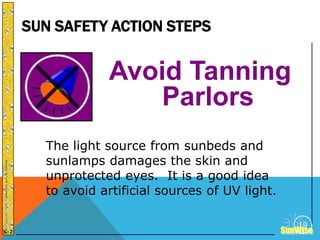 Sun Avoidance Sun safety P - 3 | PPTX