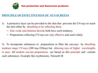 Sun Screen Products and Sun Protection Factors.pptx