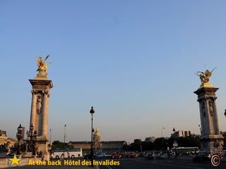 At the back Hôtel des Invalides
 