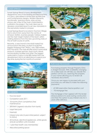 Cyprus, Sunset Springs