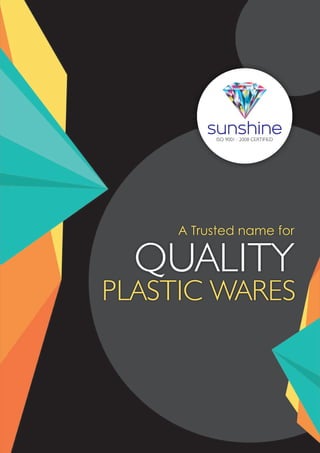 Sunshine Products, Chennai, Household Plastic Products