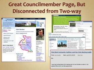 Great Councilmember Page, But Disconnected from Two-way<br />