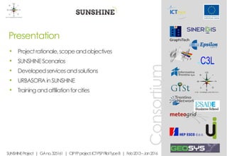 SUNSHINE Project Presentation | PPTX