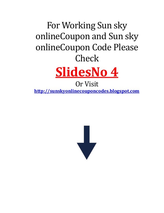 Coupon code open sky