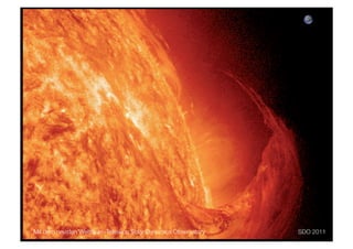 Mit dem neusten Weltraum-Teleskop Solar Dynamics Observatory
   SDO 2011
 