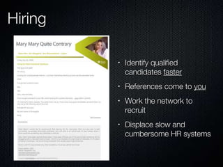Hiring ,[object Object],[object Object],[object Object],[object Object]