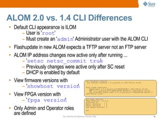 Sun sparc enterprise t5120 and t5220 servers technical presentation | PDF