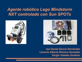 Sun SPOT -Lego Mindstorm NXT