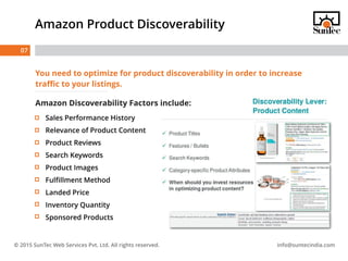 Optimize Product Listing For Amazon