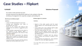 Case Studies – Flipkart
 
