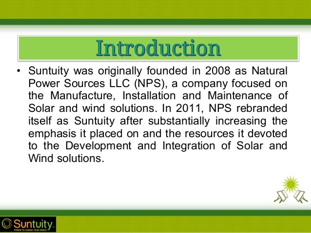 Suntuity Solar Energy Company Nj