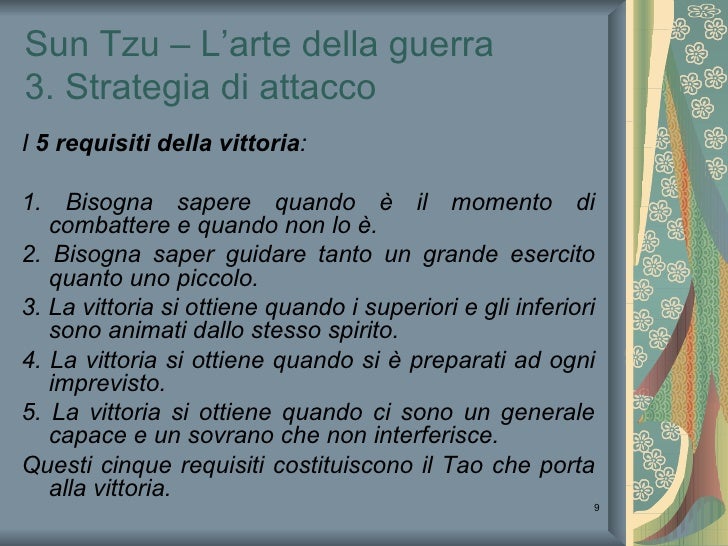 Sun Tzu Larte Della Guerra - 